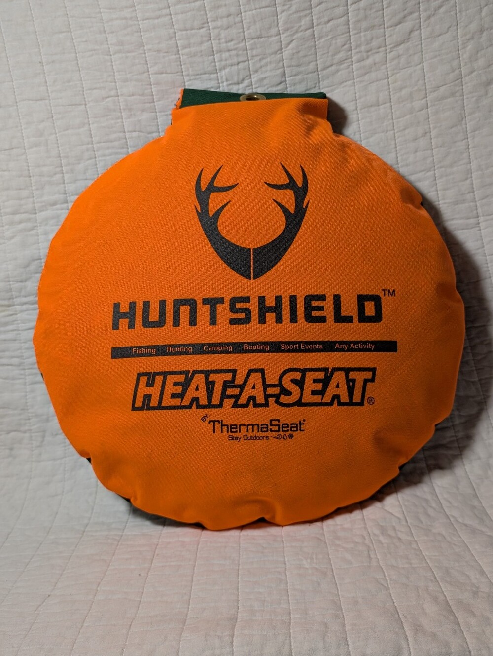 Therm-A-Seat Huntshield Heat-A-Seat, Green/Blaze